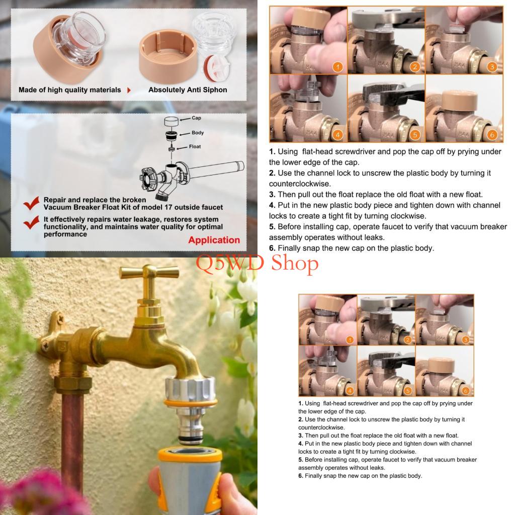 Float Ball Valve - Q5WD -17VB Vakuumbrecher-Schwimmkugelsatz, korrosionsbeständiges Metall, schnelle